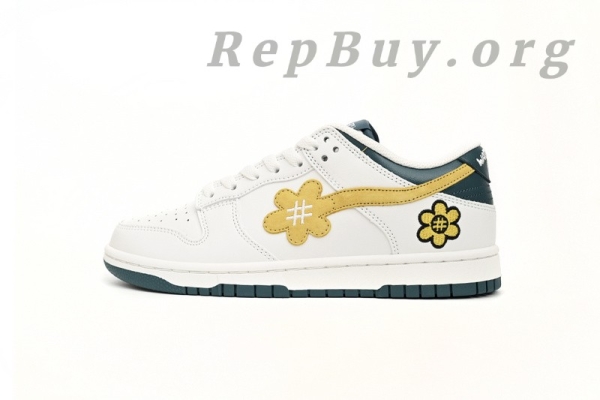 Top Version Nike Dunk Low WTP"MOSS" DUNK Beige Sun Yellow WTPS 1124-93-300