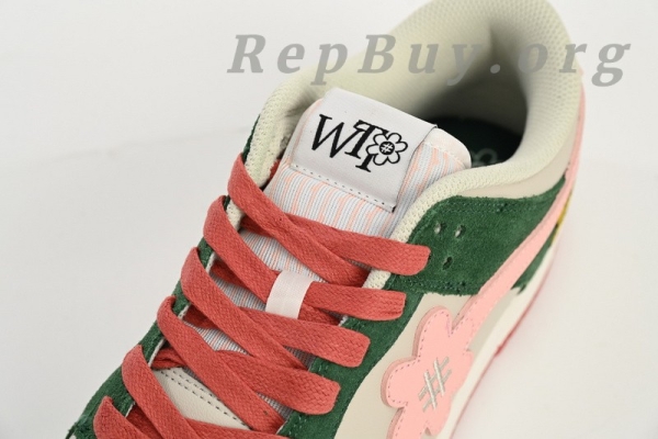 Top Version Nike Dunk Low WTP"MOSS" DUNK Solar Powder WTPS 1124-93-061 - Image 7