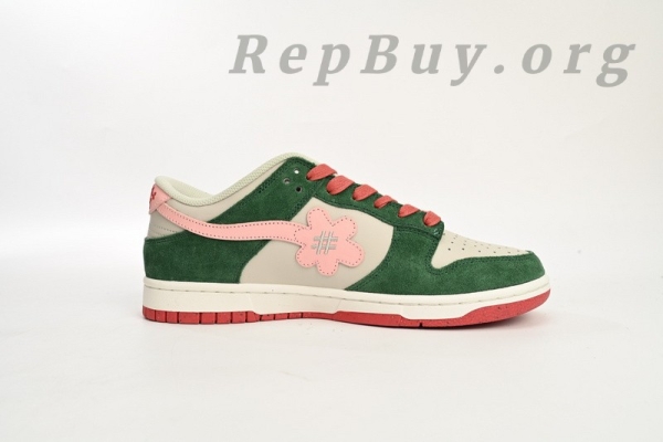 Top Version Nike Dunk Low WTP"MOSS" DUNK Solar Powder WTPS 1124-93-061 - Image 3