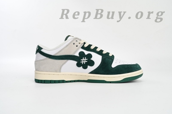 Top Version Nike Dunk Low WTP"MOSS" White Blue WTPS 124-93-034 - Image 3
