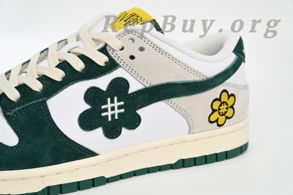Top Version Nike Dunk Low WTP"MOSS" White Blue WTPS 124-93-034 - Image 8
