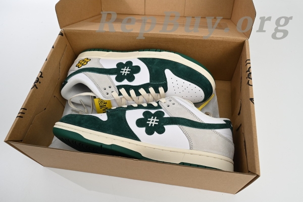 Top Version Nike Dunk Low WTP"MOSS" White Blue WTPS 124-93-034 - Image 16