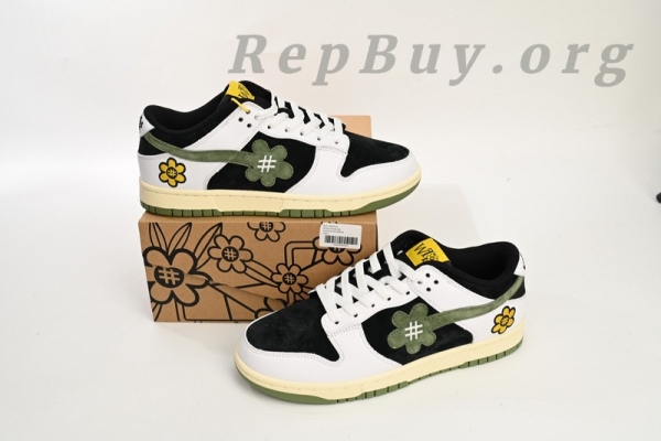 Top Version Nike Dunk Low WTP"MOSS" WTPS 124-93-040 - 图片 13