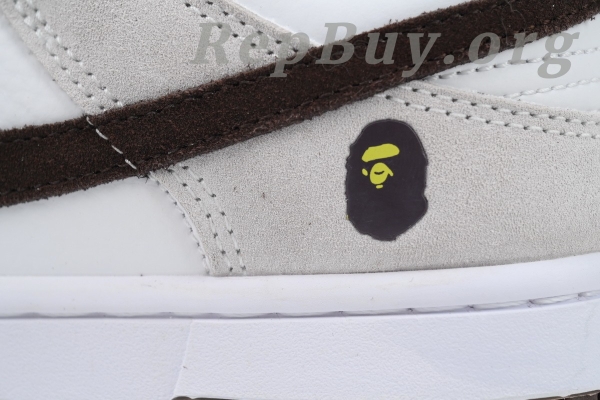 Top Version Nike Dunk Low x  Bape Brown KK1888-011 - 图片 9