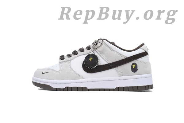 Top Version Nike Dunk Low x  Bape Brown KK1888-011