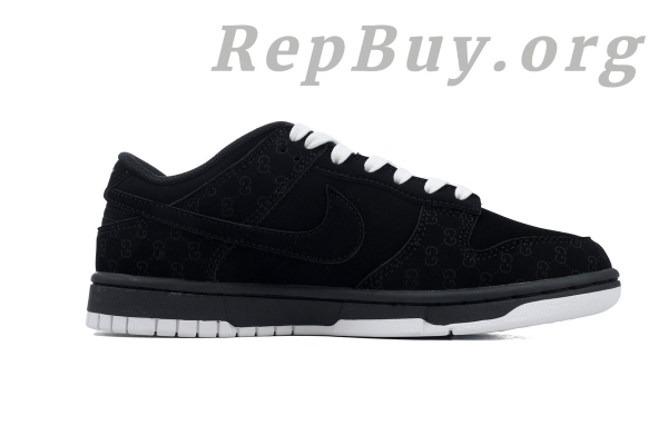 Top Version Nike Dunk Low x  Gucci Black Custom FC1688-140 - 图片 2