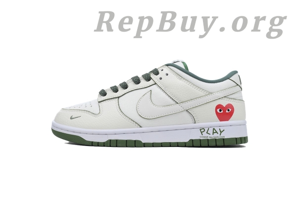 Top Version Nike Dunk Low x Play Beige White Twill KK1888-010, high quality replica Nike Dunk, best replica sneakers, 1:1 copy Nike Dunk Low, premium fake Nike shoes, perfect clone Nike Dunk, AAA quality replica sneakers, Nike Dunk Low Play replica, luxury replica shoes, unbeatable fake Nike Dunk