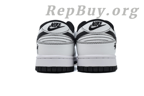 Top Version Nike Dunk Low x  Stussy White Custom FC1688-137 - 图片 3