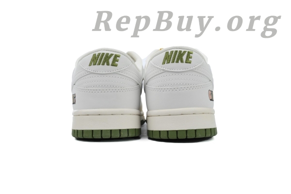 Top Version Nike Dunk Low x Gucci Beige Custom KK1888-007 - 图片 3