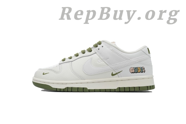 Top Version Nike Dunk Low x Gucci Beige Custom KK1888-007