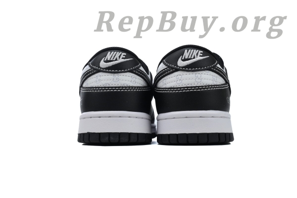 Top Version Nike Dunk Low x Gucci White Black SF1588-136 - 图片 3