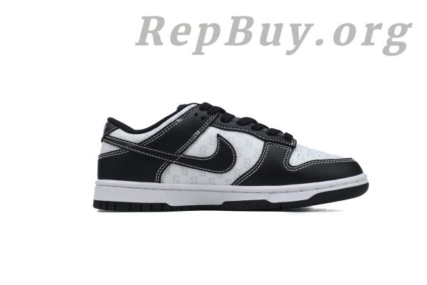 Top Version Nike Dunk Low x Gucci White Black SF1588-136 - 图片 2