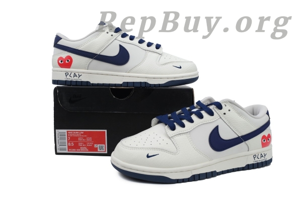 Top Version Nike Dunk Low, Play Beige White Custom, High Quality Replica Sneakers, Best Fake Nike Dunks, 1:1 Replica KK1888-008, Premium Copy Shoes, Unauthorized Authentic Nike Dunk