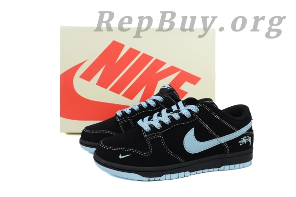 Top Version Nike Dunk Low x Stussy Black Moon Hook Custom KK1888-012, high quality replica Nike Dunk, best rep Stussy sneakers, 1:1 custom Dunk Low, premium fake Nike shoes, perfect clone Stussy collab, luxury replica sneakers, AAA copy Nike Dunk