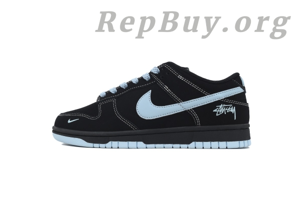 Top Version Nike Dunk Low x Stussy Black Moon Hook Custom KK1888-012, high quality replica Nike Dunk, best rep Stussy sneakers, 1:1 custom Dunk Low, premium fake Nike shoes, perfect clone Stussy collab, luxury replica sneakers, AAA copy Nike Dunk