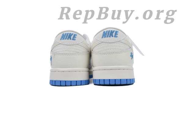 Top Version Nike Dunk Low x Stussy Off White Cloth Custom KK1888-014, high quality replica Nike Dunk, best replica sneakers, 1:1 custom Stussy shoes, premium Off White cloth sneakers, perfect copy Dunk Low, luxury replica KK1888-014