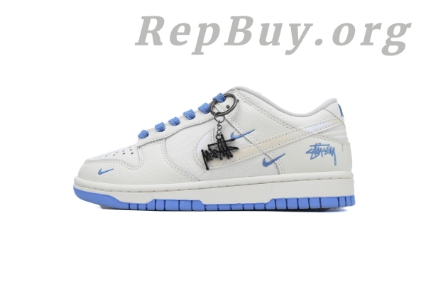Top Version Nike Dunk Low x Stussy Off White Cloth Custom KK1888-014, high quality replica Nike Dunk, best replica sneakers, 1:1 custom Stussy shoes, premium Off White cloth sneakers, perfect copy Dunk Low, luxury replica KK1888-014