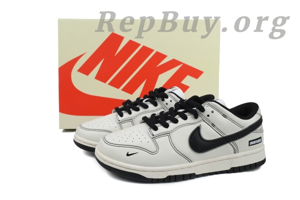 Top Version Nike Dunk Low x Undefeated Black White Custom FC1688-139 - 图片 11