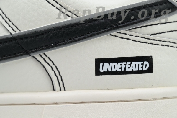 Top Version Nike Dunk Low x Undefeated Black White Custom FC1688-139 - 图片 9
