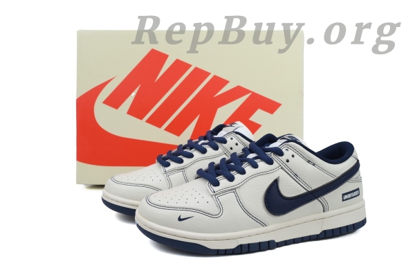 Top Version Nike Dunk Low, Undefeated White Blue Custom, FC1688-139, high quality replica sneakers, best replica Nike Dunk, 1:1 copy Nike Dunk Low, Undefeated custom shoes, premium replica sneakers, flawless Nike Dunk rep, exact copy Nike Dunk
