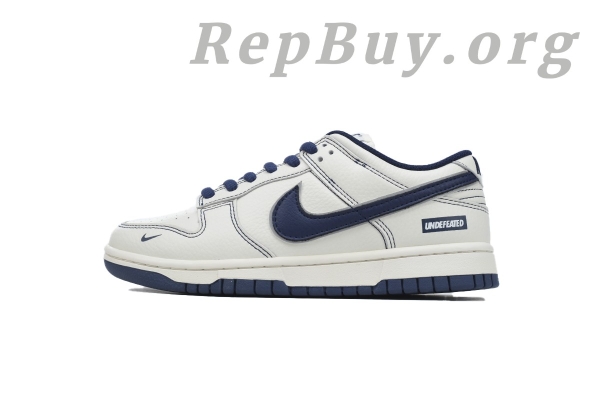 Top Version Nike Dunk Low, Undefeated White Blue Custom, FC1688-139, high quality replica sneakers, best replica Nike Dunk, 1:1 copy Nike Dunk Low, Undefeated custom shoes, premium replica sneakers, flawless Nike Dunk rep, exact copy Nike Dunk