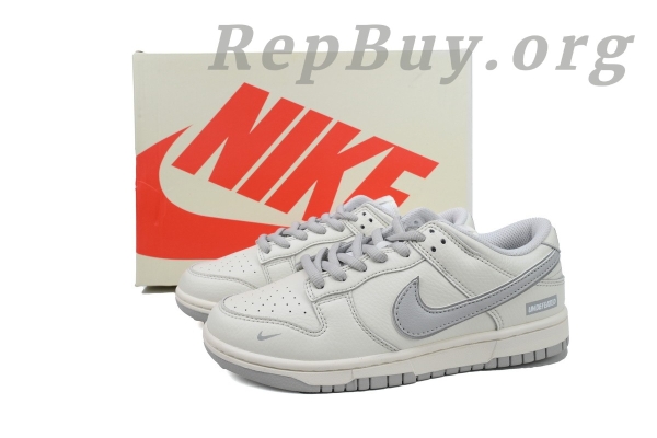 Top Version Nike Dunk Low x Undefeated White Grey SF1588-135 - 图片 11