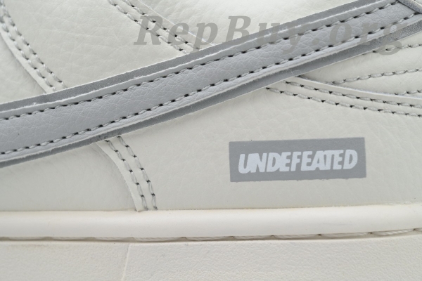 Top Version Nike Dunk Low x Undefeated White Grey SF1588-135 - 图片 9