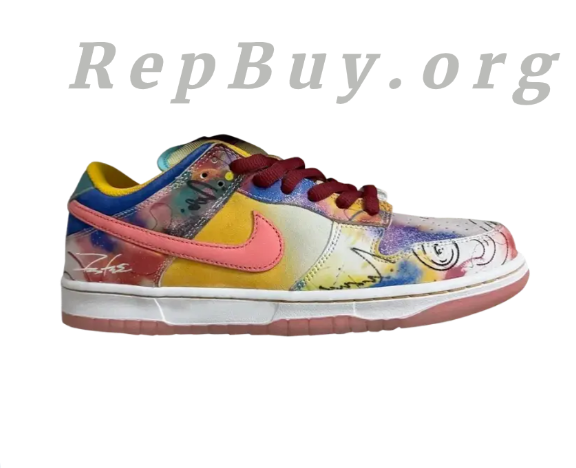 Top Version Nike SB Dunk Low Futura Laboratories Sunblush (Friends and Family) HF6061-700