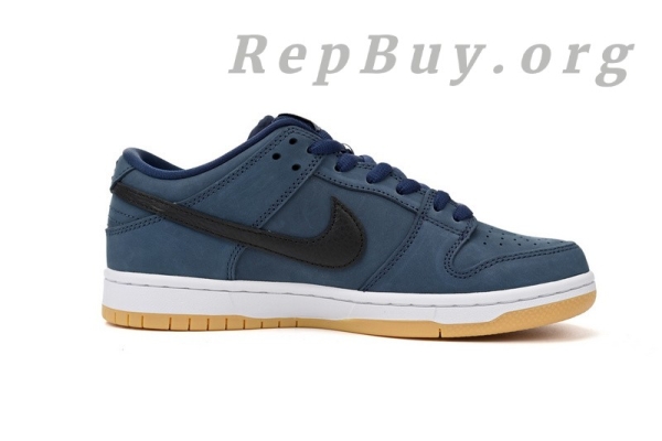 Top Version Nike SB Dunk Low Navy Black Gum CW7463-401 - 图片 3