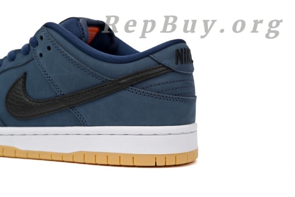Top Version Nike SB Dunk Low Navy Black Gum CW7463-401 - 图片 6