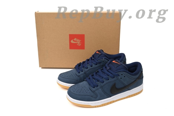 Top Version Nike SB Dunk Low Navy Black Gum CW7463-401 - 图片 14