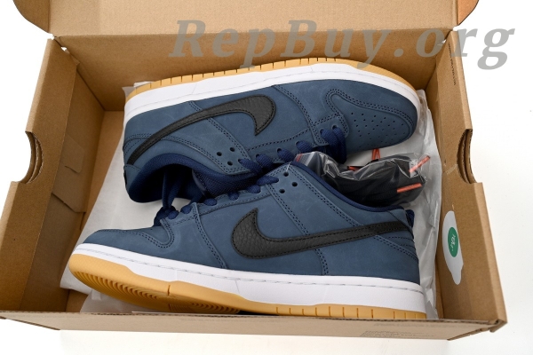 Top Version Nike SB Dunk Low Navy Black Gum CW7463-401 - 图片 15