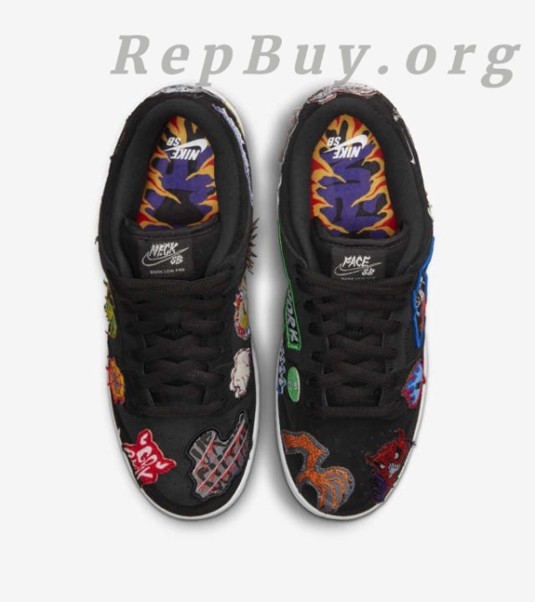 Top Version Nike SB Dunk Low Pro QS Neckface DQ4488-001 - 图片 5