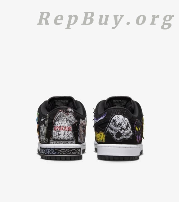 Top Version Nike SB Dunk Low Pro QS Neckface DQ4488-001 - 图片 6