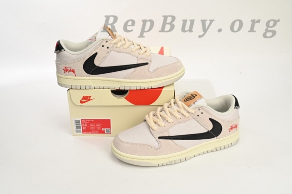 Top Version Nike SB Dunk Low Stussy DD9776-068 - 图片 12
