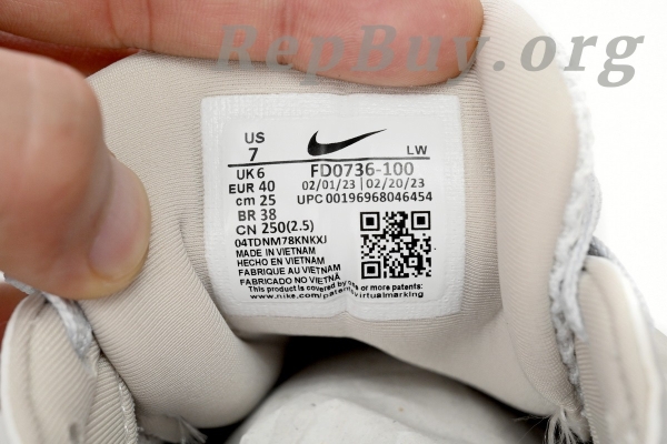 Top Version Nike V2K Runtekk 3XL Silver FD0736-100 - 图片 12