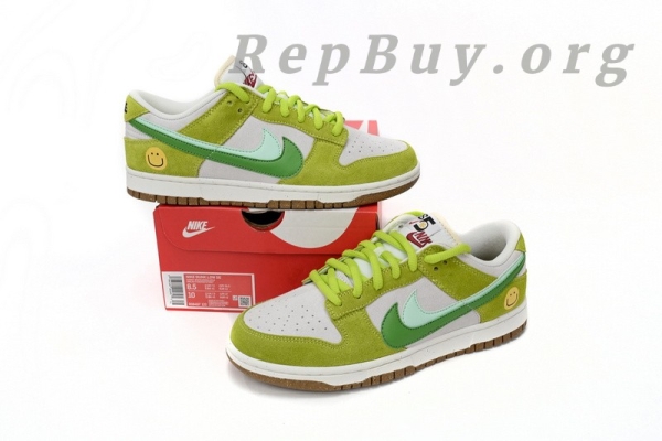 Top Version Nk SB Dunk Low "85" Gray Green Apple Double Hook DO9457-122 - Image 13