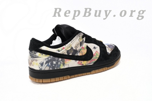 Top Version Nike SB Dunk Low Supreme Rammellzee FD8778-001 - 图片 8