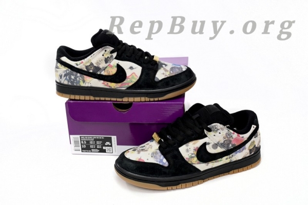 Top Version Nike SB Dunk Low Supreme Rammellzee FD8778-001 - 图片 13