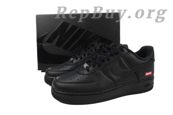 Top Version Supreme x Air Force 1 Low Black CU9225-001 - Image 11