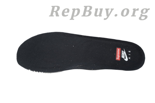 Top Version Supreme x Air Force 1 Low Black CU9225-001 - Image 7