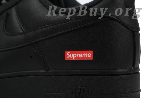 Top Version Supreme x Air Force 1 Low Black CU9225-001 - Image 9