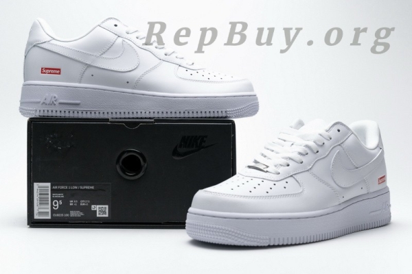 Top Version Supreme x Air Force 1 Low White CU9225-100 - Image 22