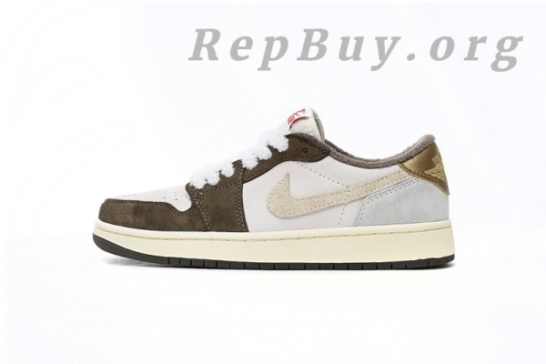 Top Version Travis Scott x Air Jordan 1 Low OG “Year of the Rabbit” DJ1312-200 - Image 2