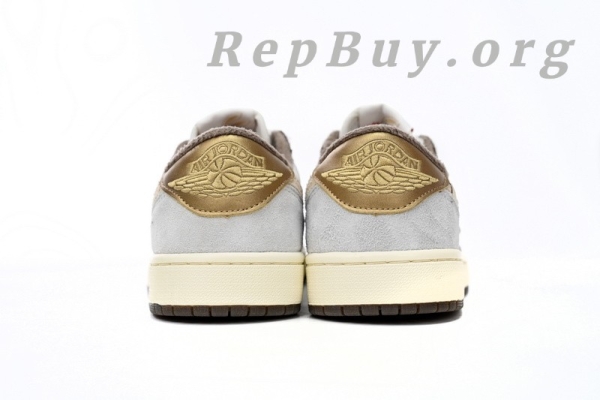 Top Version Travis Scott x Air Jordan 1 Low OG “Year of the Rabbit” DJ1312-200 - Image 4