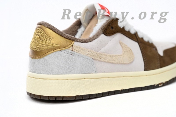 Top Version Travis Scott x Air Jordan 1 Low OG “Year of the Rabbit” DJ1312-200 - Image 8