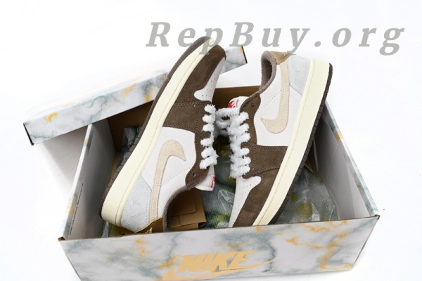 Top Version Travis Scott x Air Jordan 1 Low OG “Year of the Rabbit” DJ1312-200 - Image 15