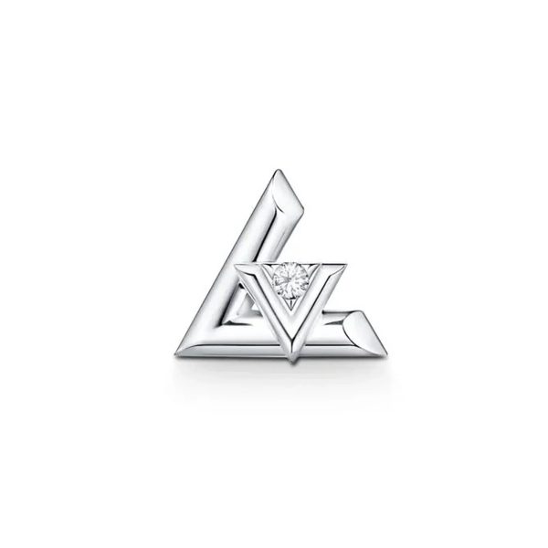 18k Louis Volt One Earrings - 图片 2
