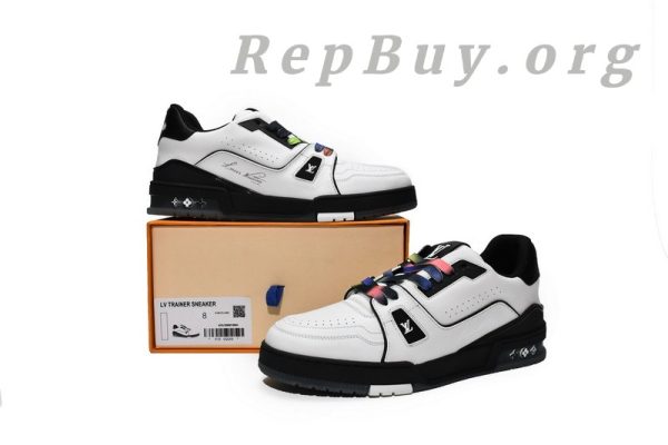 Louis Vuitton Trainer Black and White 1A9ADA - 图片 18