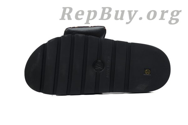 Louis Vuitton Brown Monogram Nylon Pool Pillow Comfort Flat Slides - 图片 4
